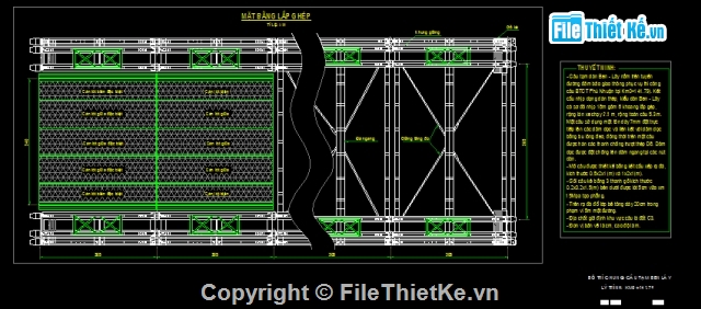 Cầu tạm,cầu tạm Bailey,dàn bailey,rọ đá,mố rọ đá